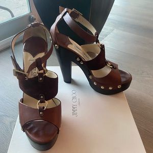 Jimmy choo vachetta suede brown